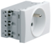 WS121 Systo Socket 2P+T 16A for trunking
